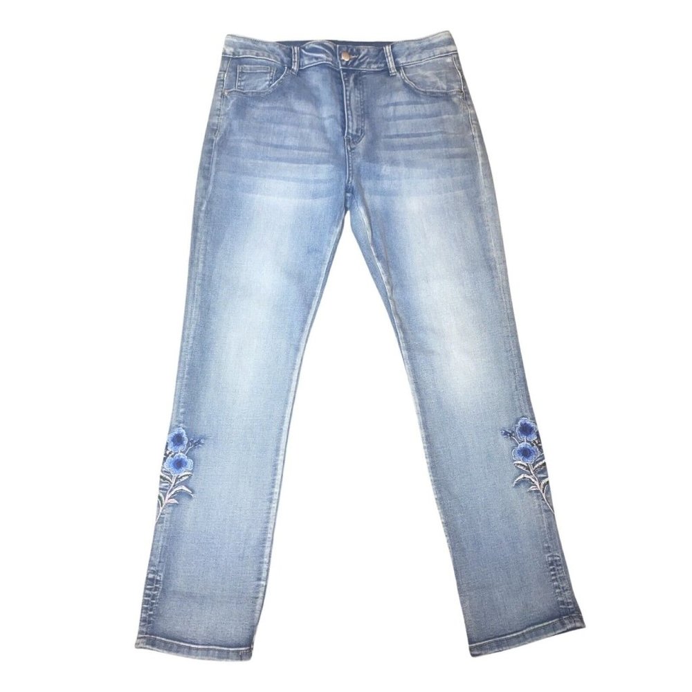 Frank Lyman Design Denim Skinny Jeans Pants Size 14